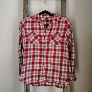 Eddie Bauer plaid flannel